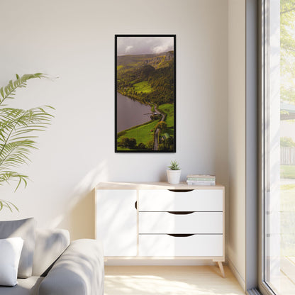 South in Aghadh an Aird or The Devil's Cheney Matte Canvas, Framed (Multi-color)