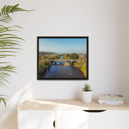 Listowel Bridge Matte Canvas, Framed (Multi-color)