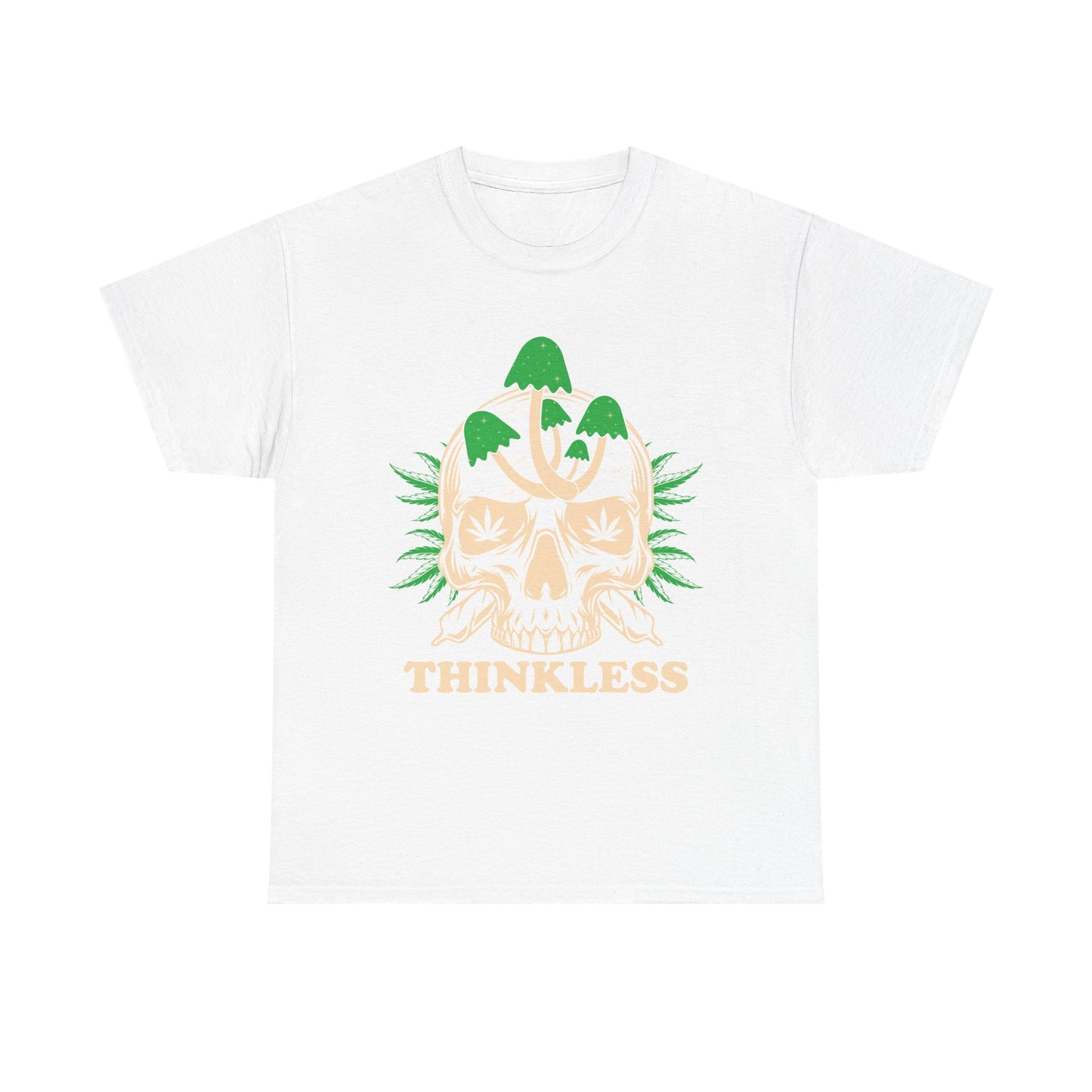Mushroom Skull 'THINKLESS' T-Shirt