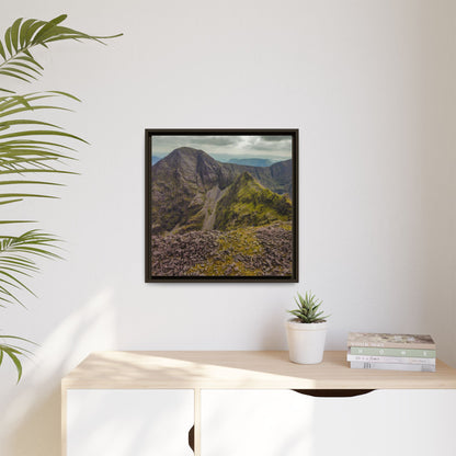 Halfway to Carrauntoohil Matte Canvas, Framed (Multi-color)