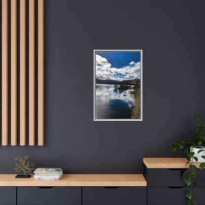 Lake Matte Canvas, Framed (Multi-color)