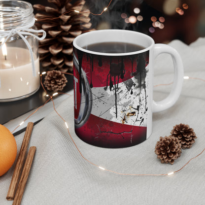 Fiat-Inspired Ceramic Coffee Mugs - Classic Car Enthusiast Gift, 11oz & 15oz