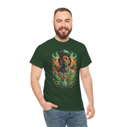 Reggae Lion Tee — Rasta Portrait Graphic T-Shirt