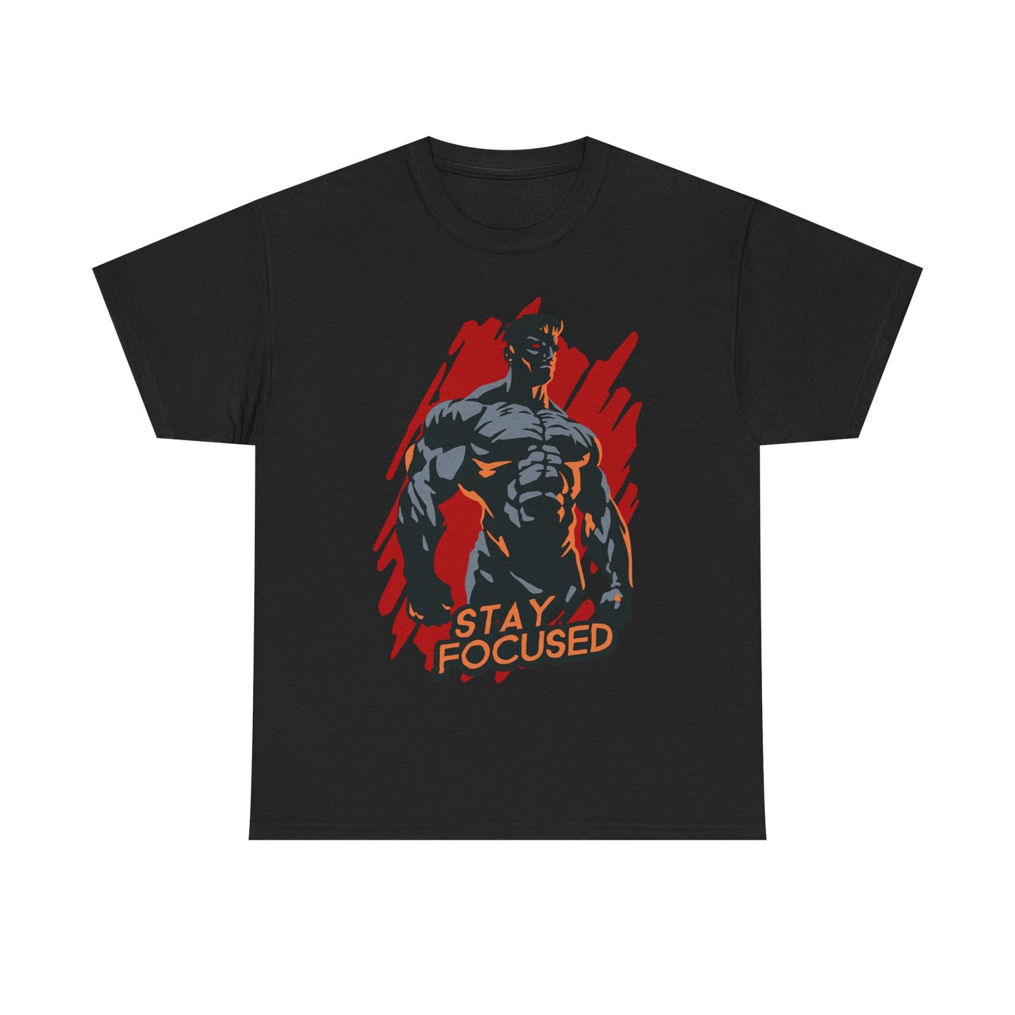 Stay Focused Unisex Heavy Cotton Tee