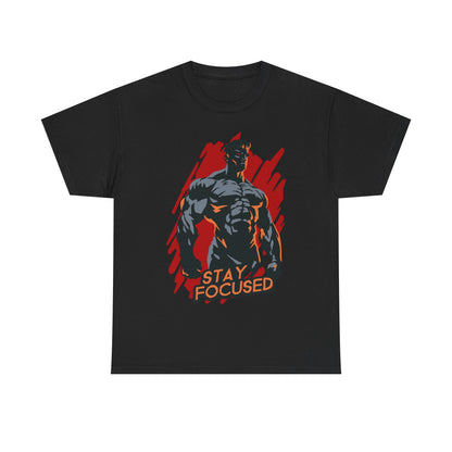 Stay Focused Unisex Heavy Cotton Tee