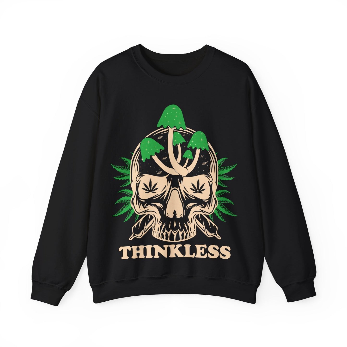 Mushroom Skull 'THINKLESS' Sweatshirt