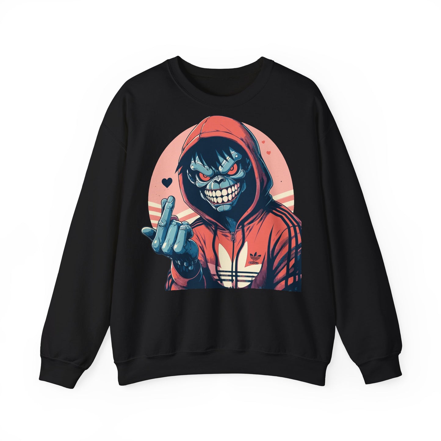 Edgy Graphic for Casual Wear - Unisex Heavy Blend™ Crewneck Sweatshirt
