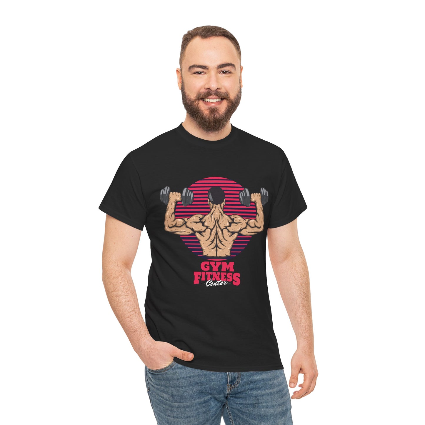 Gym Fitness Unisex Heavy Cotton Tee