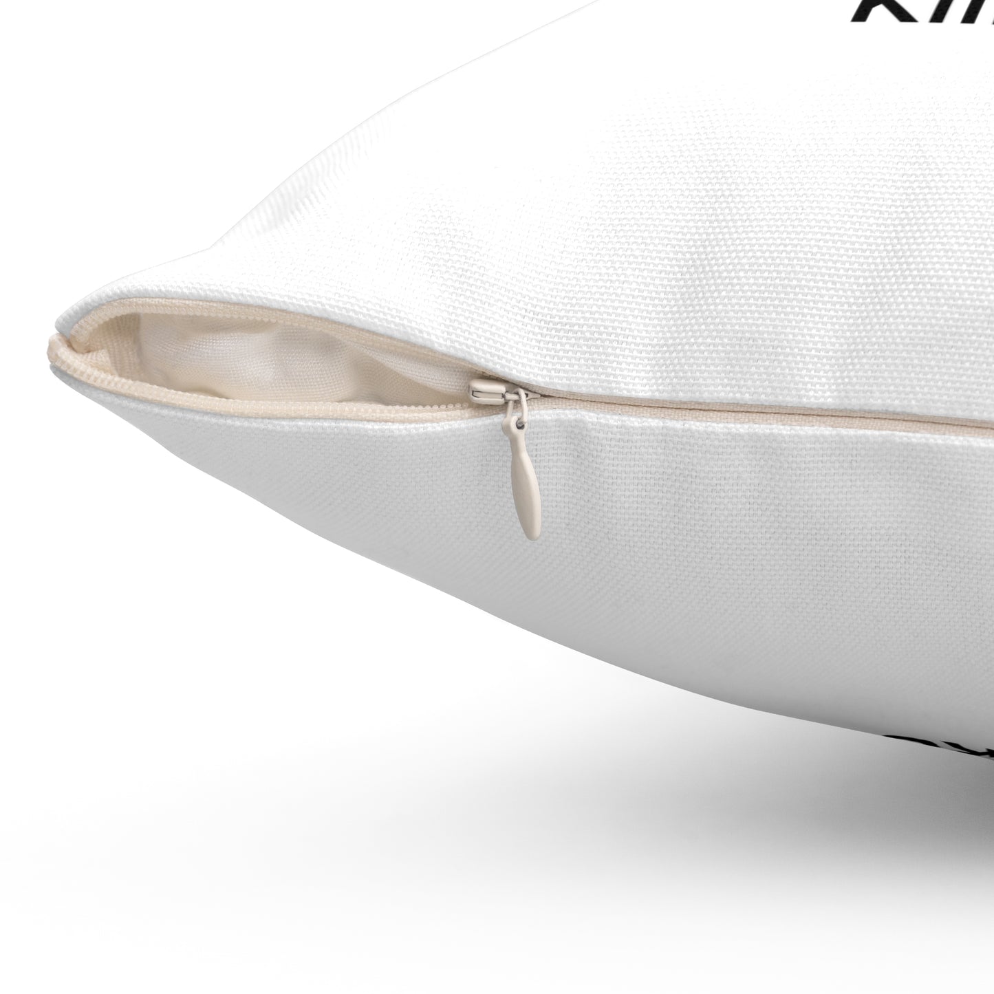 Kilkenny Spun Polyester Square Pillow White Edition 2 Sizes
