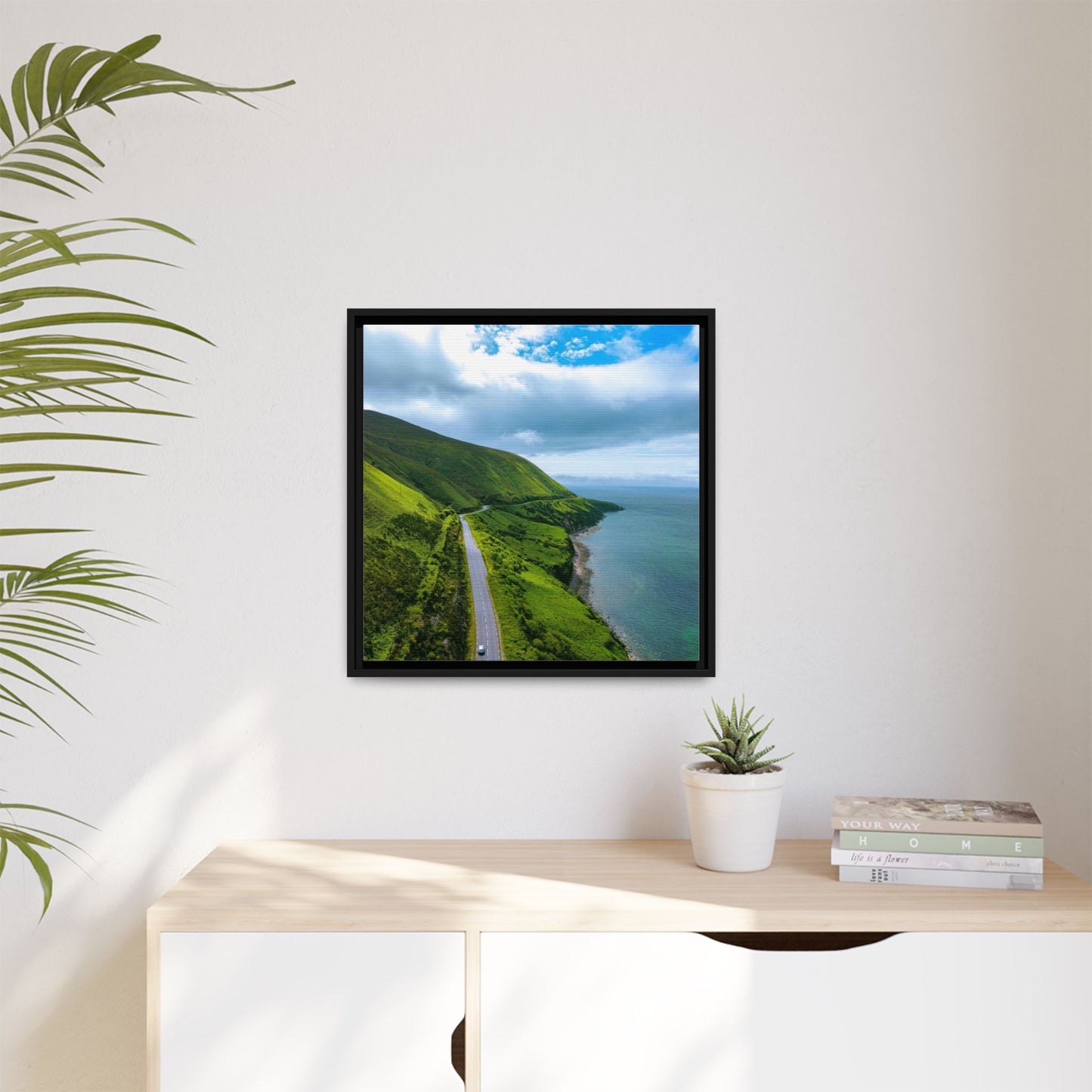 Ring of Kerry Drive Matte Canvas, Framed (Multi-color)