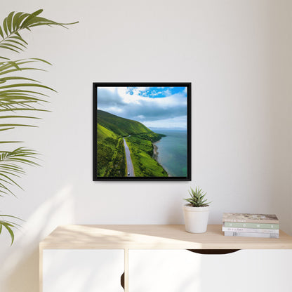 Ring of Kerry Drive Matte Canvas, Framed (Multi-color)