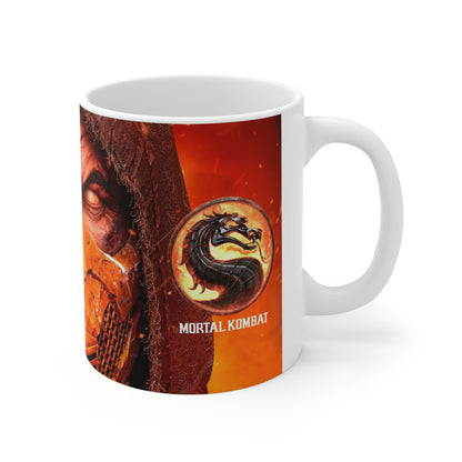 Mortal Kombat Ceramic Coffee Cup - 11oz & 15oz - Perfect for Gamers!