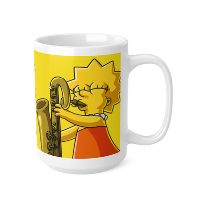 Lisa Cartoon Coffee Mug - Fun 11oz & 15oz Ceramic Cups