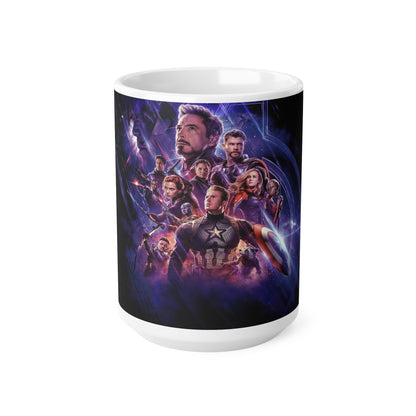 Avengers Hero Ceramic Coffee Cups - 11oz & 15oz - Perfect for Superhero Fans