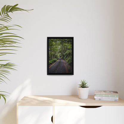 Glanageenty Forest Trail Matte Canvas, Framed (Multi-color)