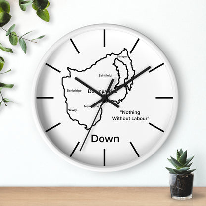 Down County Wall Clock