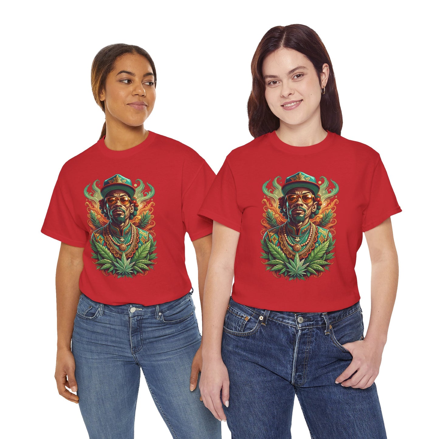 Reggae Lion Tee — Rasta Portrait Graphic T-Shirt