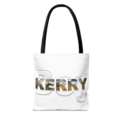 Kerry Boy White Tote Bag (AOP)