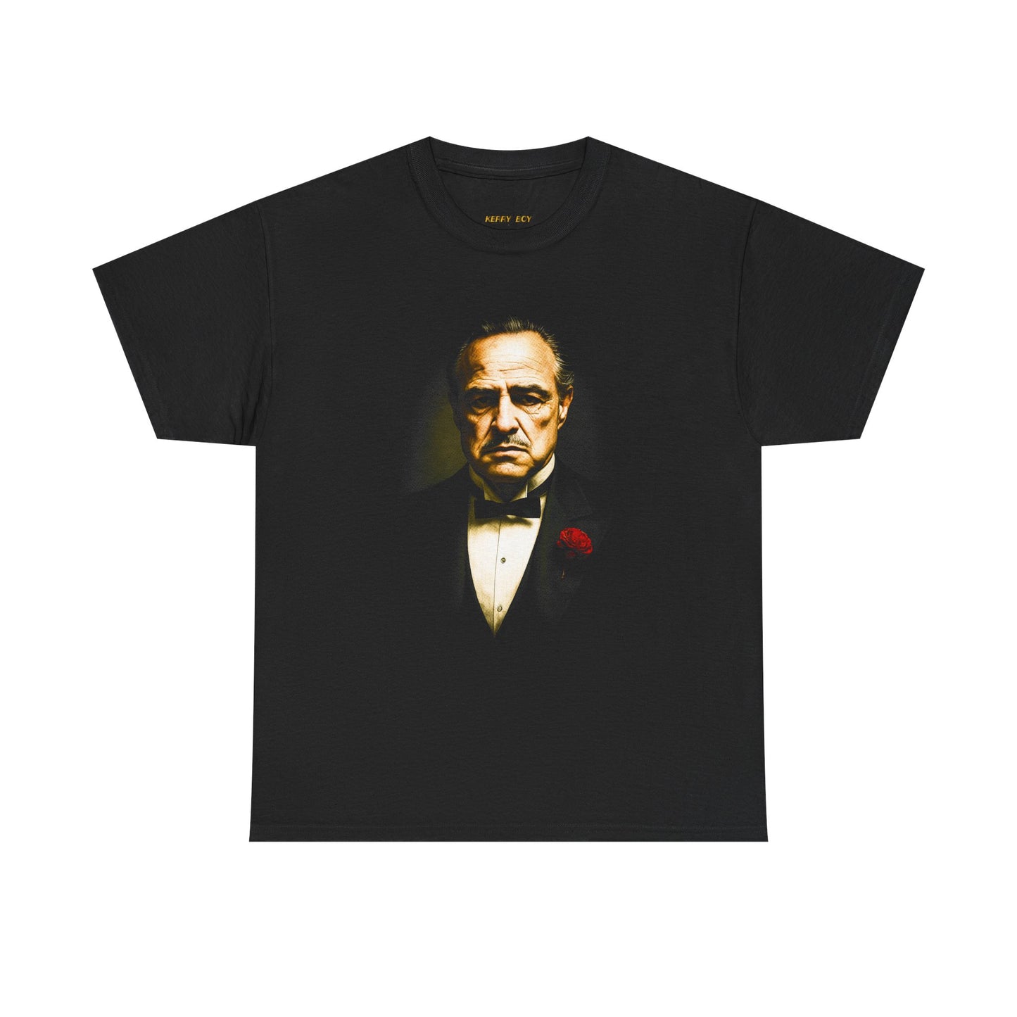 Classic Mafia Portrait T-Shirt — Vintage Godfather-Style Graphic Tee