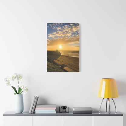 Ballybunion Sunset Castle Matte Canvas, Stretched, 1.25"