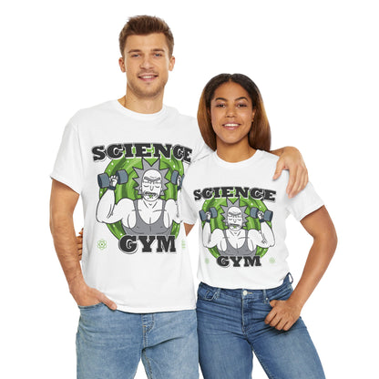 Science Gym Unisex Heavy Cotton Tee - Fun Fitness T-Shirt for Science Lovers