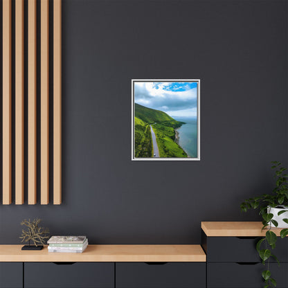 Ring of Kerry Drive Matte Canvas, Framed (Multi-color)