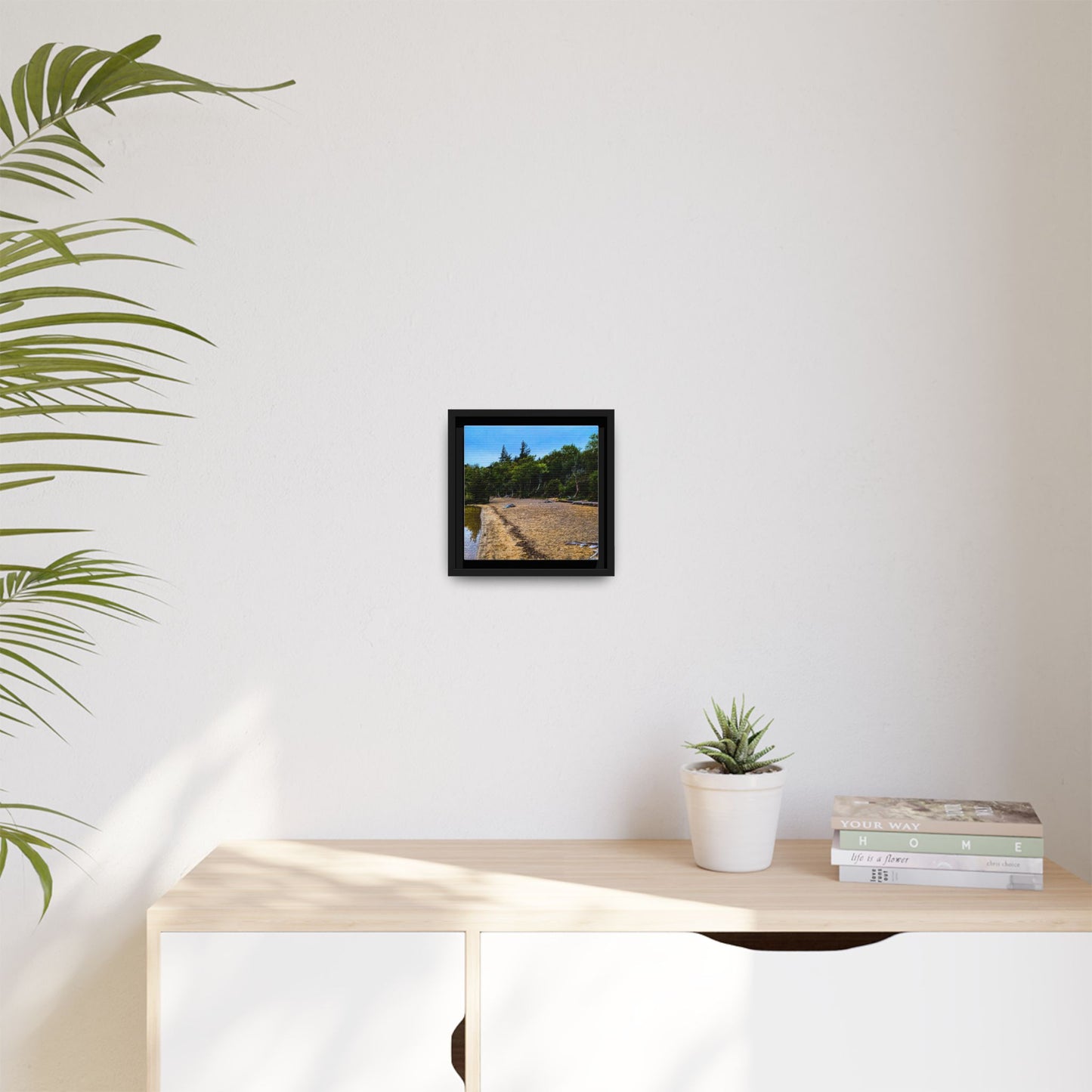 Killarney Beach Matte Canvas, Framed (Multi-color)