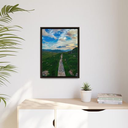 Torc Mountain Trail Matte Canvas, Framed (Multi-color)