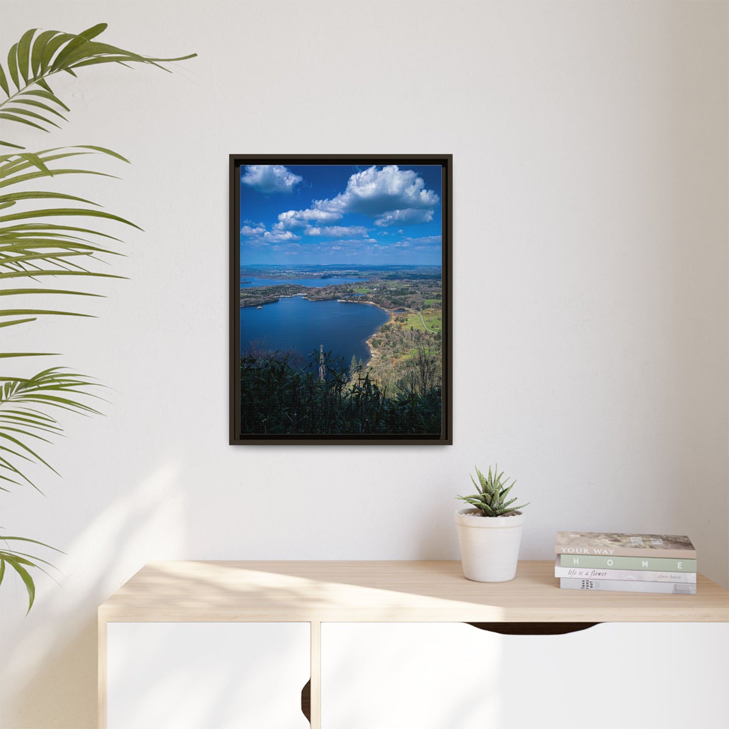 Kuckross Lake Matte Canvas, Framed (Multi-color)