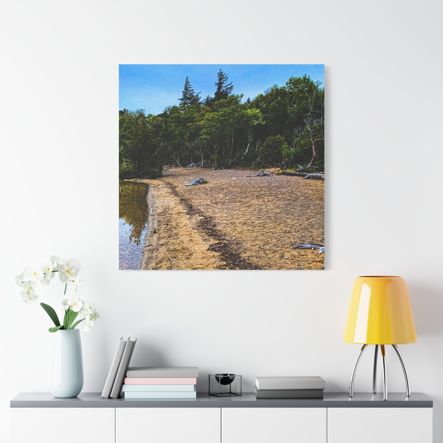 Muckross Lake Beach Matte Canvas, Stretched, 1.25"