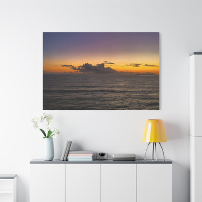 Sunset in Ocean 2 Matte Canvas, Stretched, 1.25"