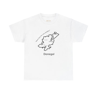 Donegal Unisex Heavy Cotton Tee White Edition