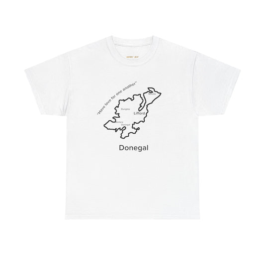 Donegal Unisex Heavy Cotton Tee White Edition