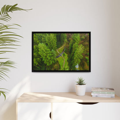 Glanageenty Forest Matte Canvas, Framed (Multi-color)