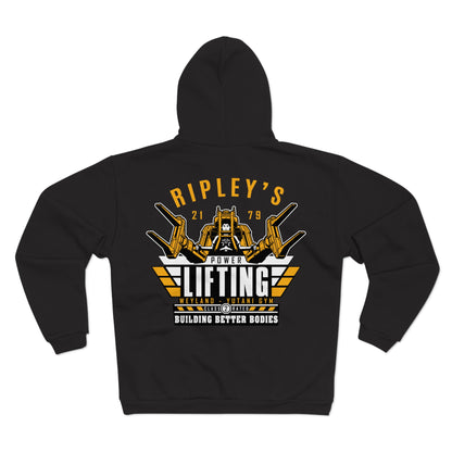 Ripley's Power Lifting Unisex Hooded Zip Sweatshirt - Building Better Bodies