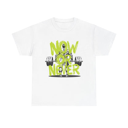 Now Or Never Unisex Heavy Cotton Tee