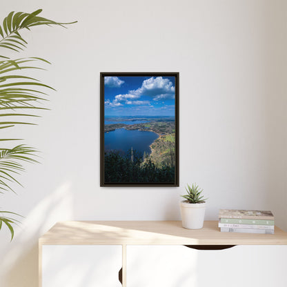 Kuckross Lake Matte Canvas, Framed (Multi-color)