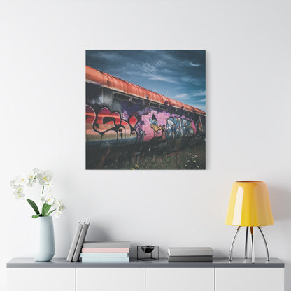Night Train Matte Canvas, Stretched, 1.25"