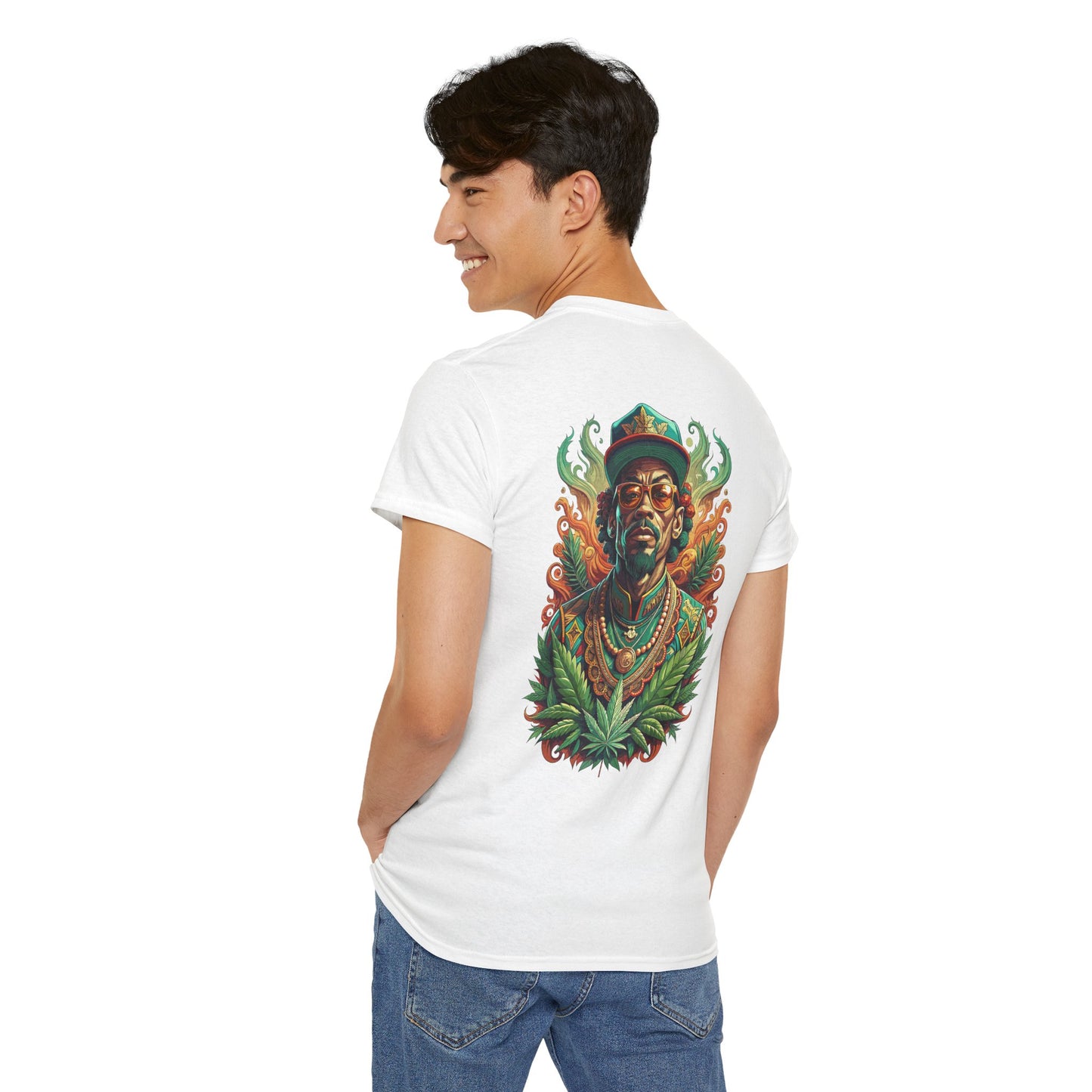 Reggae Lion Tee — Rasta Portrait Graphic T-Shirt