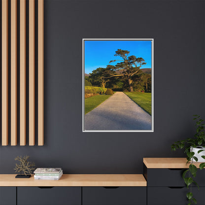 Muckross House Garden Matte Canvas, Framed (Multi-color)