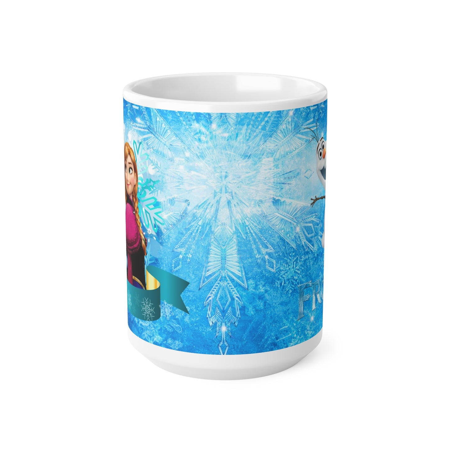 Frozen-Themed Ceramic Coffee Cup Set | 11oz & 15oz | Perfect for Fans