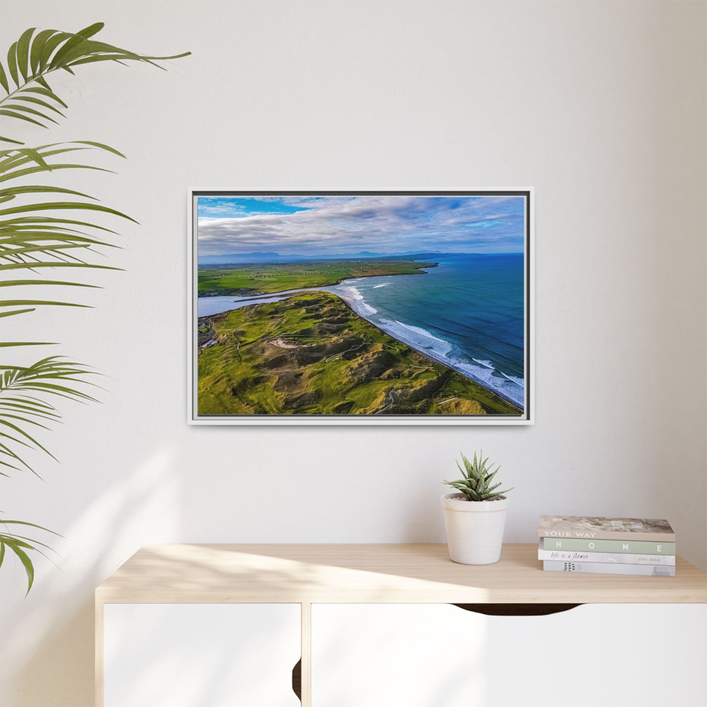 Kerry Landscape Matte Canvas, Framed (Multi-color)