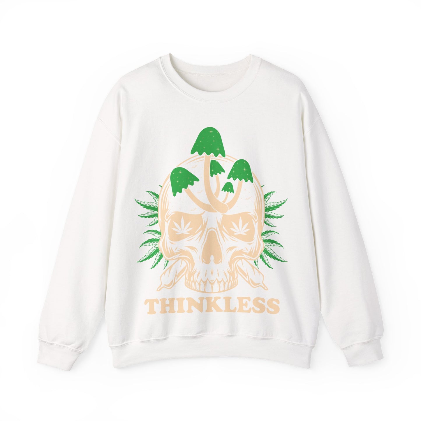 Mushroom Skull 'THINKLESS' Sweatshirt