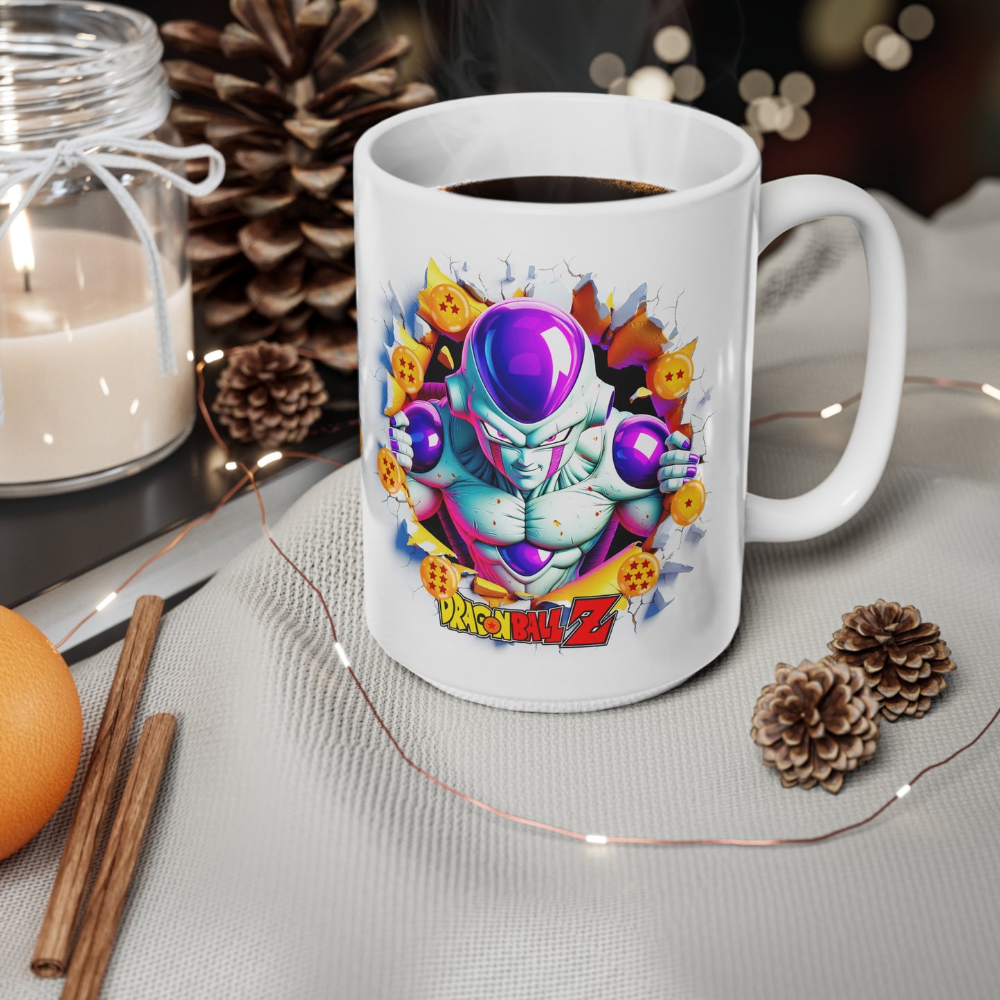 Dragon Ball Z Ceramic Coffee Mug - Frieza Design - 11oz & 15oz