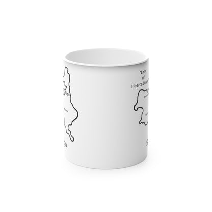 Sligo Magic Mug: Color - Changing Coffee Cup with Artistic Map Design