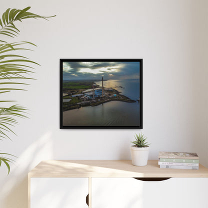 Target  Power Station Matte Canvas, Framed (Multi-color)