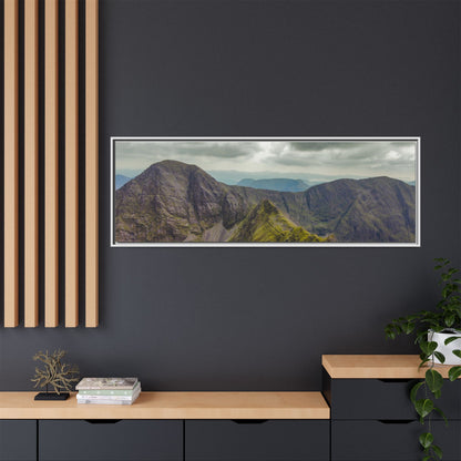 Halfway to Carrauntoohil Matte Canvas, Framed (Multi-color)