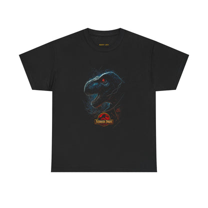 Jurassic Park T-Rex Graphic Tee — Retro Dino Logo Shirt