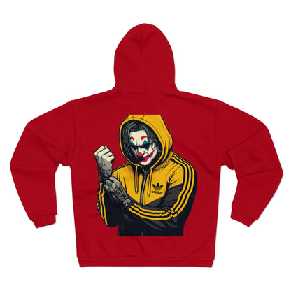 Joker Has A Gift Unisex Hooded Zip Sweatshirt