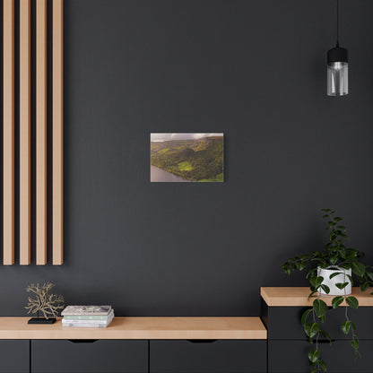 Sruth in Aghadh an Aird or The devil's Chimney Matte Canvas, Stretched, 1.25"